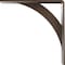 Ekena Millwork Legacy Steel Bracket, Hammered Brown 2"W x 12"D x 12"H BKTM02X12X12LEHBR - alternate 7